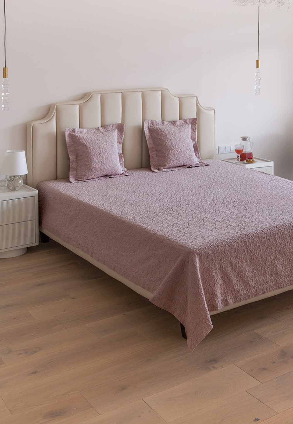 Покрывало 220x240 Luxberry Sakura дымчато-розовое