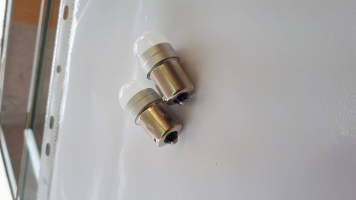 Нет - 1156 (P21W) BA15s 1конт / Светодиодная лампа P21/5W (белый), 1 контакт, (2 шт. комплект)