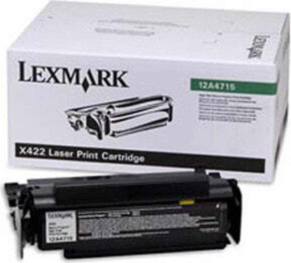 Картридж тонерный Подлинный Черный Lexmark X422 High Yield 12A4715