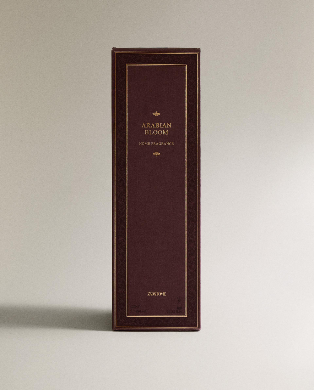 Zara Home Аромадиффузор Arabian Bloom 480 мл, тростниковые палочки микадо, аромат цветочный, Розовый