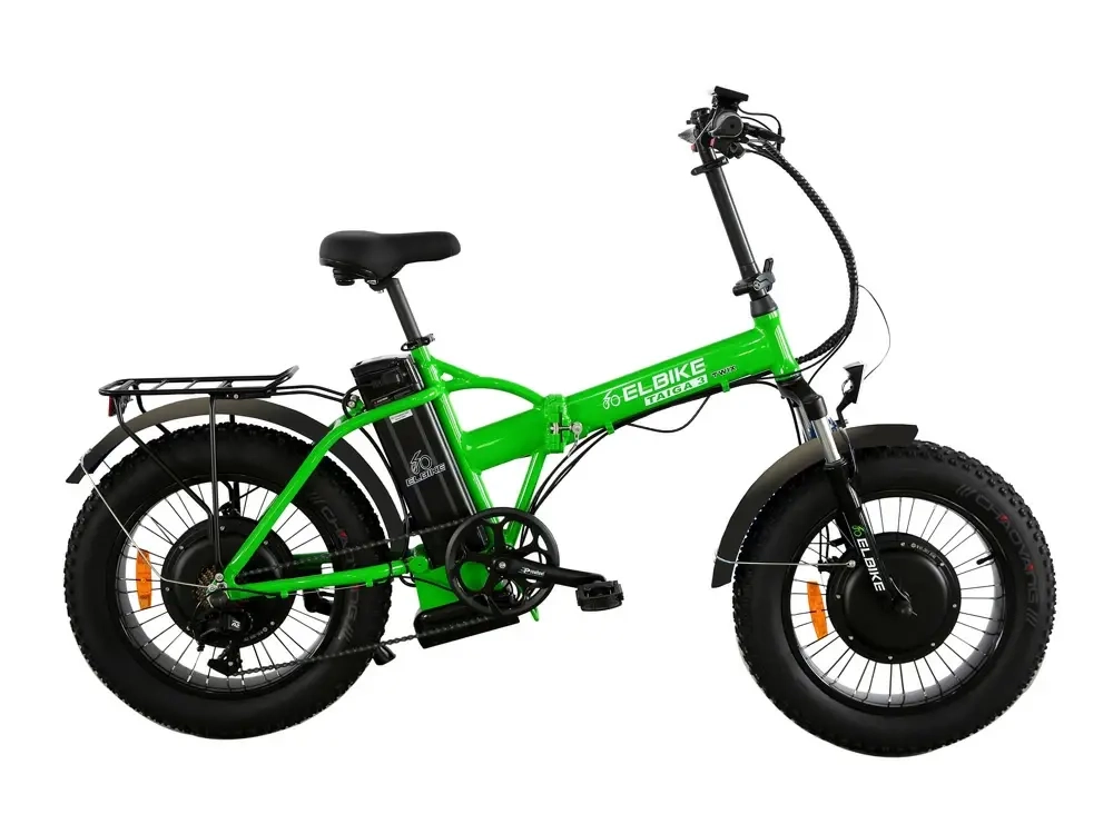Электрофэтбайк Elbike Taiga 3 Twix (Черный)