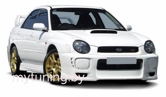 Накладка на передний бампер для Subaru Impreza 2 WRX