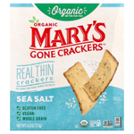 Mary's Gone Crackers, Organic Real Thin Crackers™, морская соль, 113 г (4 унции)