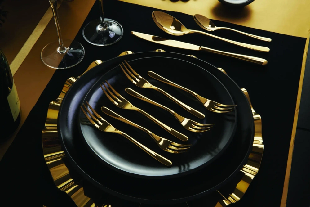 Sambonet Набор из 6 вилок Taste PVD Gold