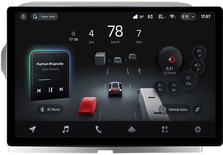 Магнитола для Toyota Land Cruiser Prado 150 2014-2017 (рамка 10) - Teyes CC4-PRO монитор 13" 2K QLED на Android 13, Snapdragon 778G, 8+128, AI, CarPlay, DSP, 4G SIM-слот