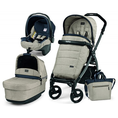 Детская коляска Peg-Perego Book 51 Pop Up Modular 3 в 1 (Светло-серый)
