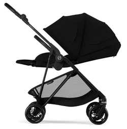 Прогулочная коляска Cybex Melio Carbon New Magic Black с дождевиком