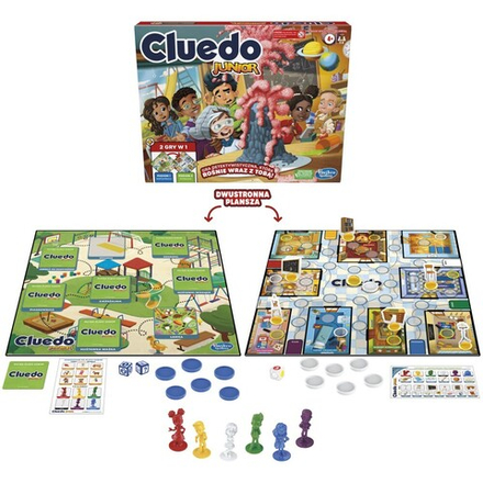 Hasbro - Игра 2 в 1 Cluedo Junior Plus F6419 / артикул   F6419  / GTIN 5010996110879