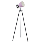 Торшер anniken, D37х145 см, черный/белый/лиловый