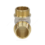 Тройник латунь никель Ду 20 (3/4") НР/НР/НР 9010 ГОСТ 32585-2013 Aquasfera 9010-02