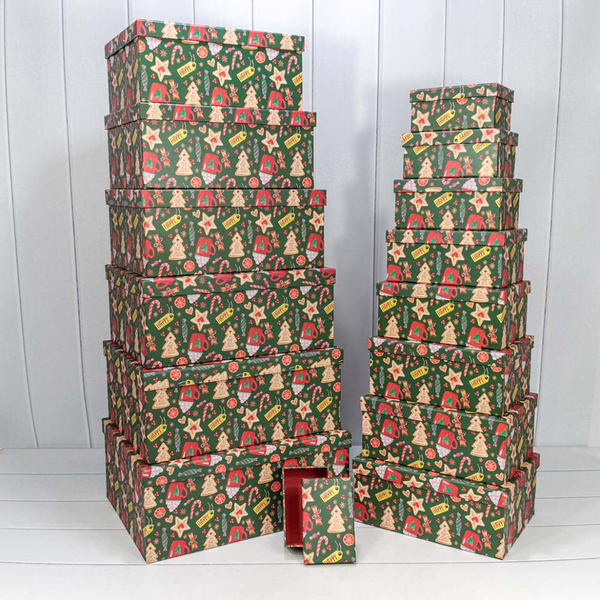 
          Коробка 42.5 х 33 х 17.6 см Набор 15 шт "Щелкунчик" (Зеленый)