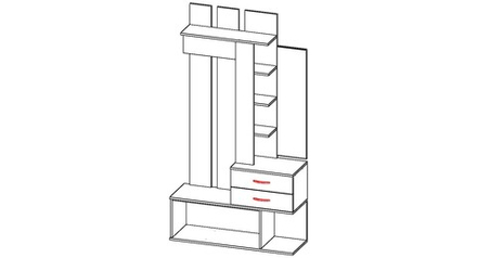 Прихожая Бриз 01