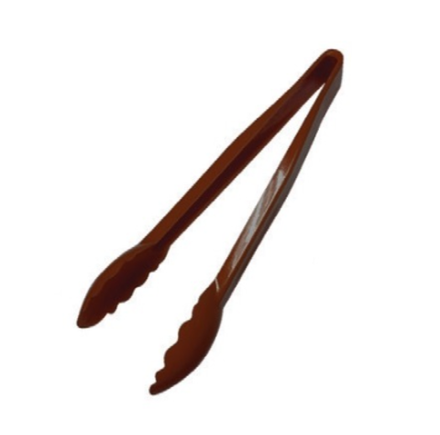 Щипцы универсальные L= 24 см коричневые поликарбонат (до +120°C) MG /1/20/