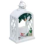 Сувенир с подсветкой «Новогодний уют» 7,8*5,5*14 см, Белый