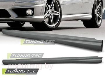 Накладки на пороги AMG STYLE для Mercedes E W211 рест