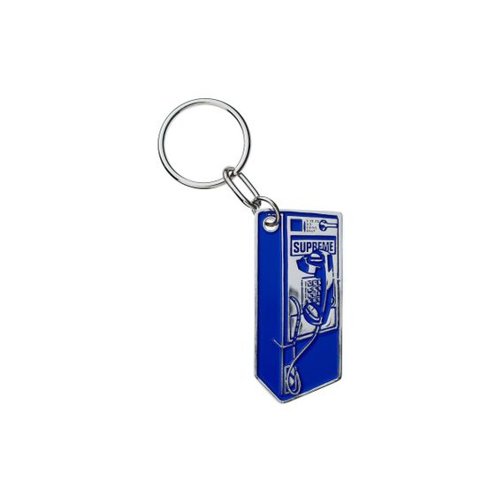 Supreme FW18 Payphone Keychain Blue