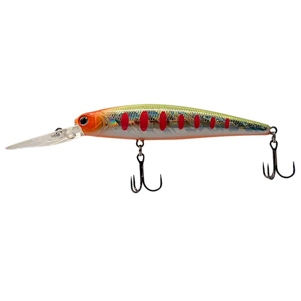 Воблер LureMax Hunter 90F DDR 043 90мм 12.0г 3.0-4.0м Светятся в UV