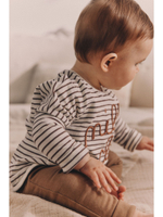 Лонгслив для малышей Next 836-058, 3 шт., Бежевый, Коричневый