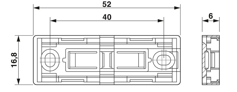 0827452 - CARRIER-EMP (49X15) - Держатели маркировки