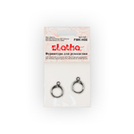 "Zlatka" Швензы FMK-H08 11.5 х 15 мм 2 шт под серебро