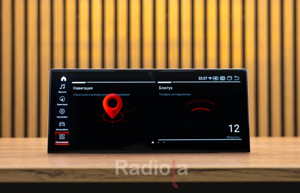 Магнитола для BMW 6-серия F06 2011-2013 CIC - Radiola RDL-6236 монитор 10.25" на Android 14, 8Гб+128Гб, CarPlay, 4G SIM-слот