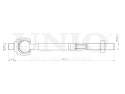 Тяга рулевая UNIO SSP-30045