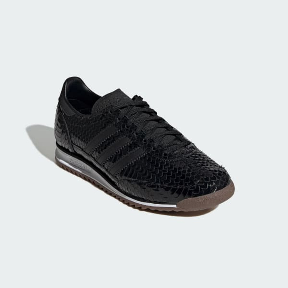 ADIDAS Кроссовки SL 72 OG с анималистическим принтом, черный/белый
