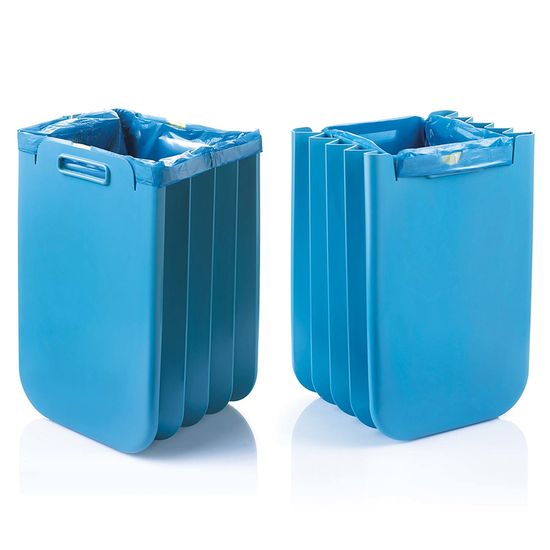 Корзина для белья складная eco packly, голубая