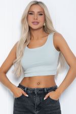 Кроп топ Софт (шалфей) Б12512-7 LT Collection
