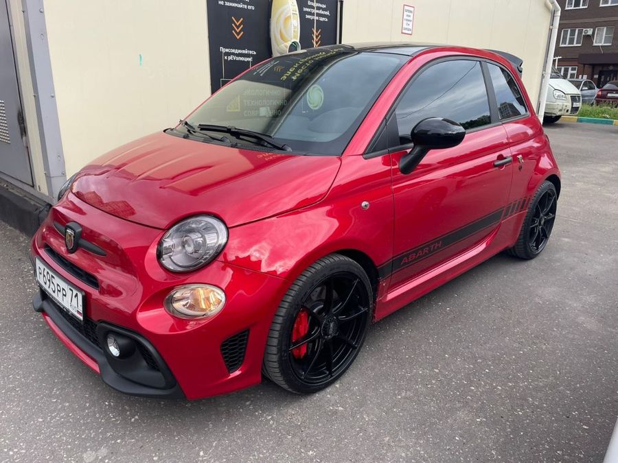 Fiat в цветной полиуретан Carbins PPF Metallic Red SP-05B