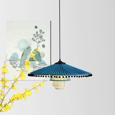 Pendant design lamp Parasol  (Blue)