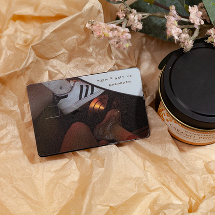 Наклейка на карту "Идем в ногу" 💳