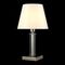 Настольная лампа Crystal Lux Nicolas LG1 Nickel/White