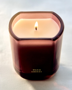 Zara Home Свеча ароматическая Warm Cherry 220 г, растительный воск, аромат фруктовый, Персиковый