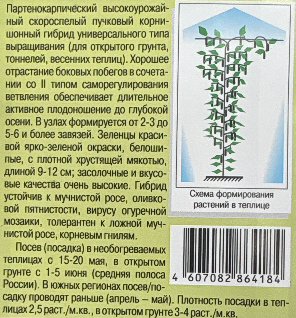 Огурец Хит сезона 10 шт СМО-56