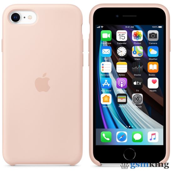 Silicone Case iPhone 7 | 8 | SE 2020 | 2022 Pink Sand «Розовый песок»