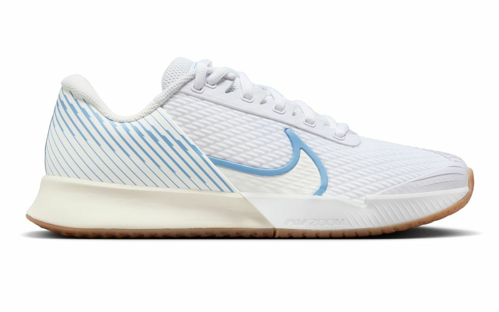 Женские теннисные кроссовки Nike Zoom Vapor Pro 2 - white/light blue/sail/gum light brown