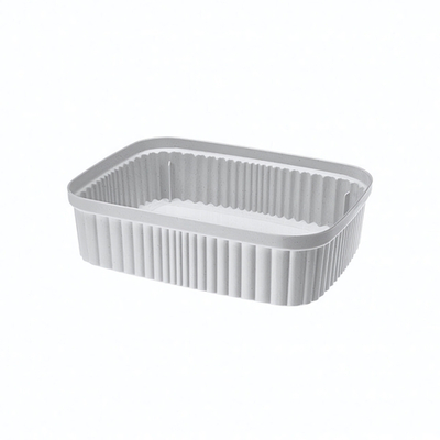 Лоток "velvet", 255х190х70 мм, 2,65л (светло-серый флэк)