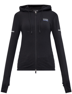 Женская Кофта теннисная EA7 Woman Jersey - черный