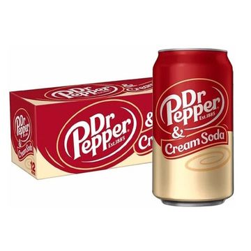 Газированный напиток Dr Pepper Cream Soda, 355 мл (Америка)