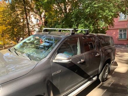 Багажник на крышу (адаптер) Toyota Hilux VIII (2017-н.в.)ED10-014