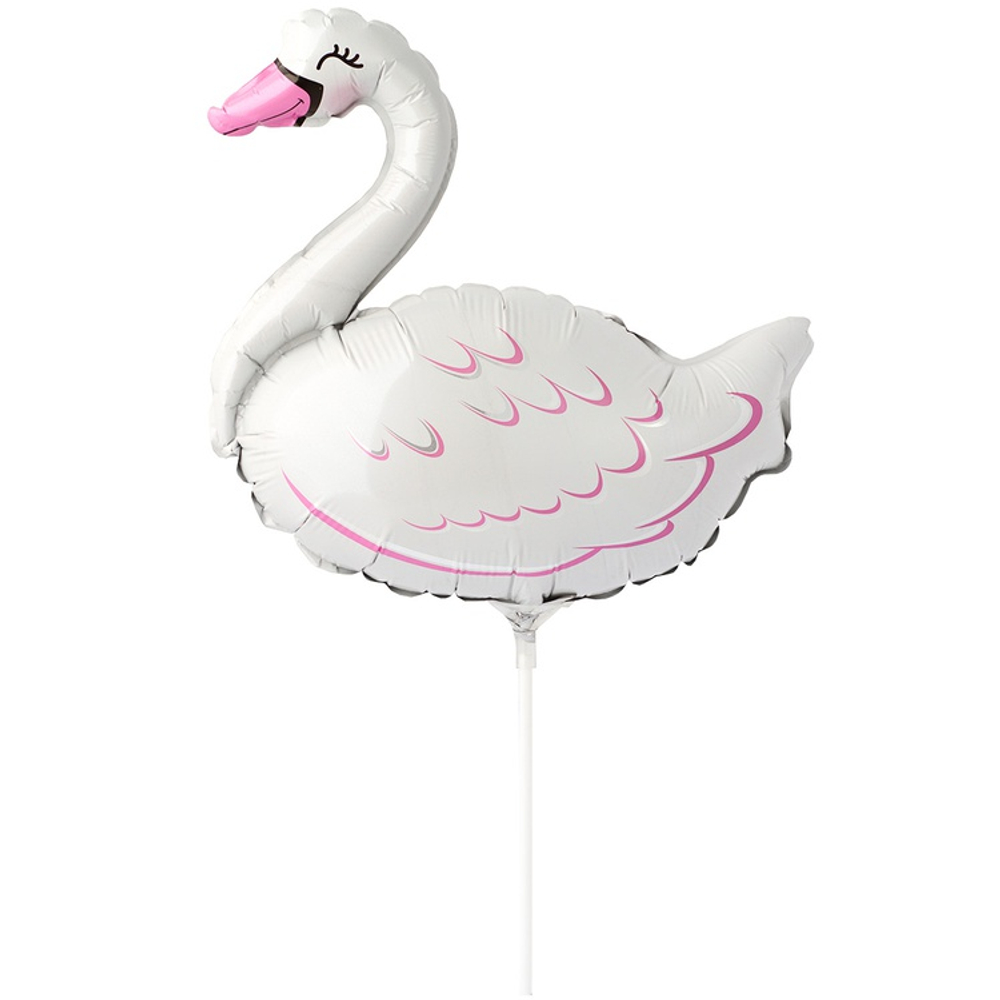 Шар Фольгированный Лебедь (Белый)