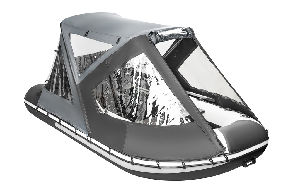 Тент трансформер Ривьера 3400 СК Компакт (графит/черный)