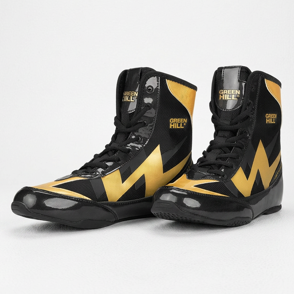 Боксерки Green Hill Storm Black/Gold