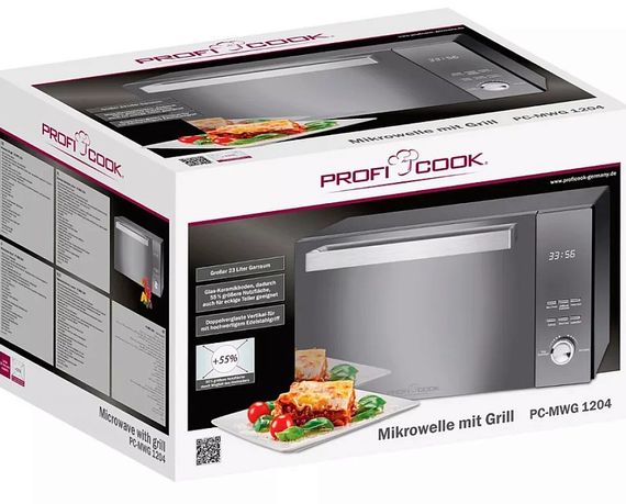Микроволновая печь Profi Cook PC-MWG 1204 schwarz