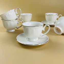 Lenardi 305-102 Кофейный набор 12пр. 140мл в под.уп.(х12)Фарфор