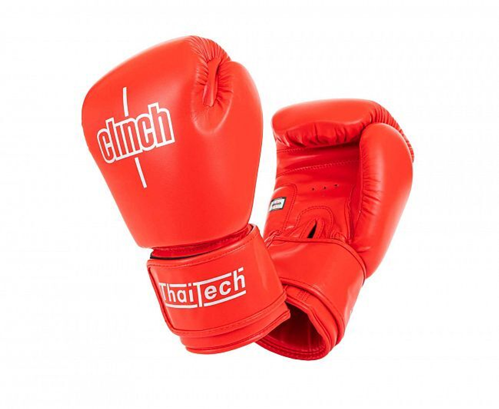Перчатки боксерские Clinch Muay Thai красные C170