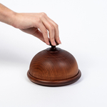 Масленка из дерева Сибирский Кедр для сливочного масла. MS7