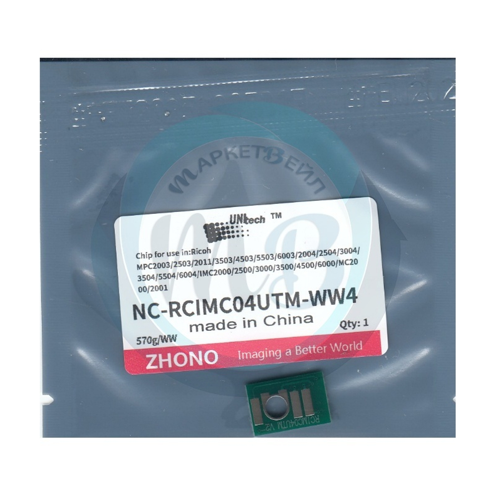 Чип для картриджа Ricoh MP C2503/C3503/C4503/C5503/C6003, IM C2500/C3500/C4500/C5500/C6000 magenta UNItech (Zhono)