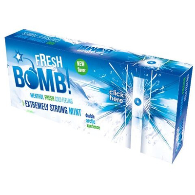 Гильзы для сигарет "Fresh Bomb" Фильтр с капсулой Мята 100шт.